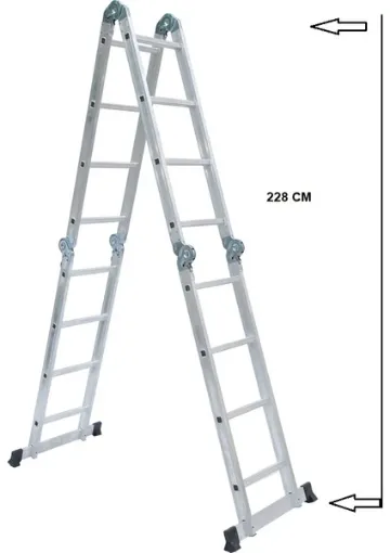 Beykon 4.70 Katlanır Akrobat Merdiven resmi