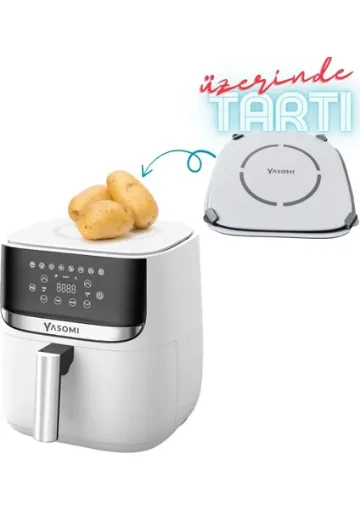 Yasomi Y55 Tartı Özellikli Airfryer Fritöz resmi