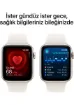 Apple Watch SE GPS, 40 mm Yıldız Işığı Alüminyum Kasa ve Yıldız Işığı Spor Kordon resmi