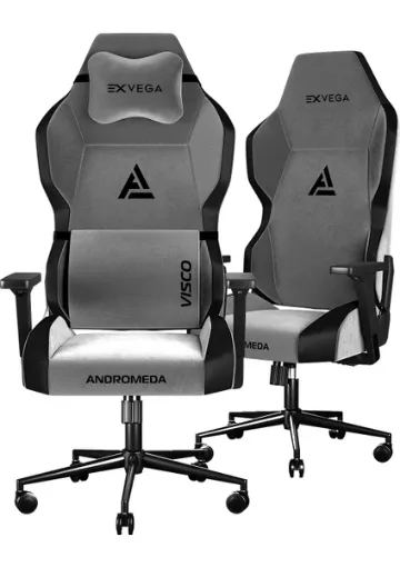 Exvega Andromeda 2024 Premium Kumaş Masajlı Profesyonel Oyuncu Koltuğu resmi