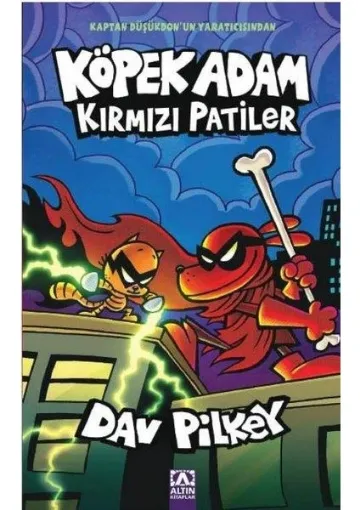 Altın Kitaplar Köpek Adam 12 - Kırmızı Patiler - Dav Pilkey resmi