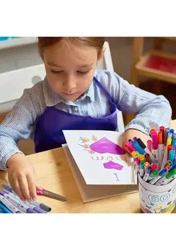 Art Proffesional 36 Lı Çift Taraflı Fırça Uçlu Marker Kalem 0.4 Teknik Uç ve Fırça Uç resmi