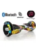 Citymate Elektrikli Kaykay Hoverboard Bluetooth Hoparlörlü 6.5 Inch Akıllı Dengeli - Grafiti Desenli resmi