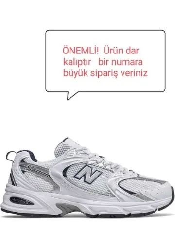 Global Trend New Balance Beyaz 530 Bay Kadın Sneakers Ayakkabı resmi