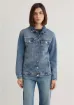 Mavi Karla 90lar İndigo Mavisi Jean Ceket 110154-30868 resmi