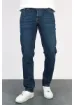 Hlt Jeans Erkek Okyanus Mavisi Regular Fit Boru Paça Esnek Likralı Denim Jeans Kot Pantolon HLTHE001976 resmi