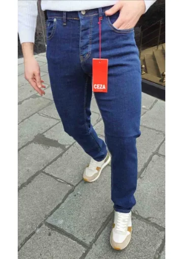 Ceza Denim Erkek Slim Fit Likralı Jeans Kot Pantolon (500) resmi