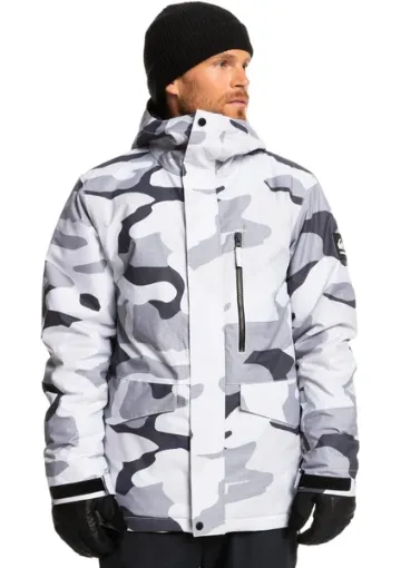 Quiksilver Mission Printed Jk Erkek Snowboard Ceketi EQYTJ03338 resmi