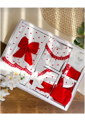 Milays Love Yenidoğan Kız 10LU Hastane Çıkış Seti resmi