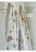 Ft Baby Collection Pamuk Müslin Bebek Battaniyesi 3'Lü Set Müslın Örtü 80 x 90 Cm resmi